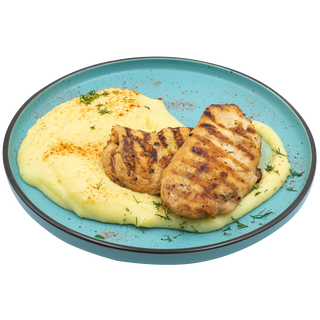 Piept de pui la grătar cu piure de cartofi 350g