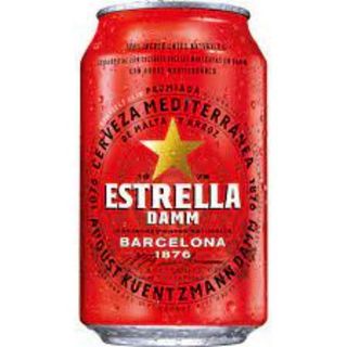 Estrella Damm Cerveza Lata 33cl