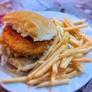 Hamburguesa pollo crispy