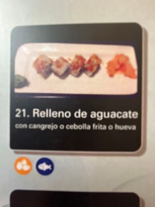 Relleno De Aguacate Con Cebolla Frita (8 Pzs.)