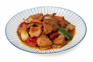 Carne de Vaca com Molho de Ostras