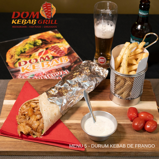 Menu 5 - Durum-Wrap Kebab de Frango
