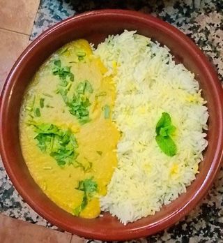 Arroz Con Dal Tarka