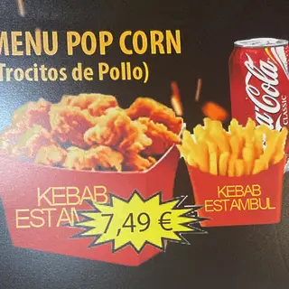 Menú Pop Corn