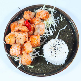   FRITURE SAUMON SWEET SOUR 