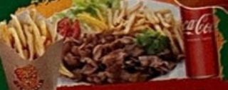 Menu piatto kebab