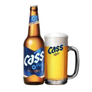 Cerveza Cass coreana 