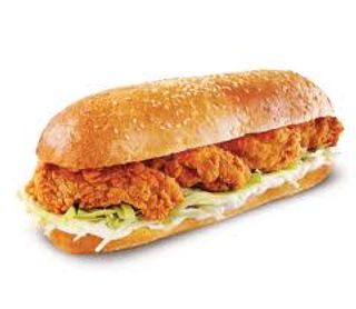 Bocadillo De Pollo Frito Crujiente