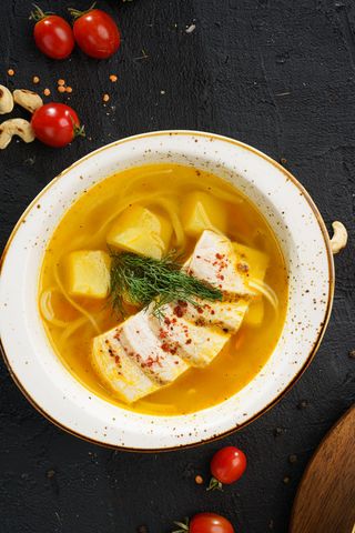 Куриный суп с лапшой (320г)