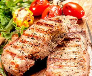  200gr De Steak Filet Grillé  Au Charbon