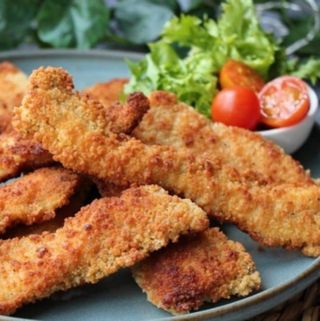 Tiras de pechuga pollo