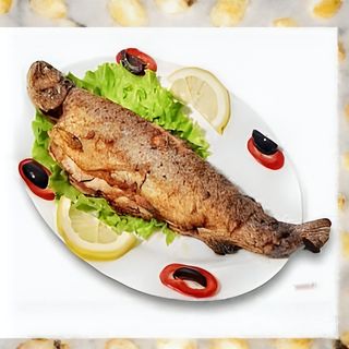 კალმახი შემწვარი