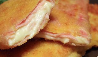 Pitone cotto e formaggio