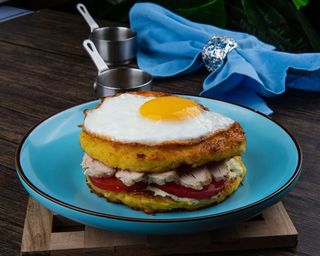 Драник с курицей