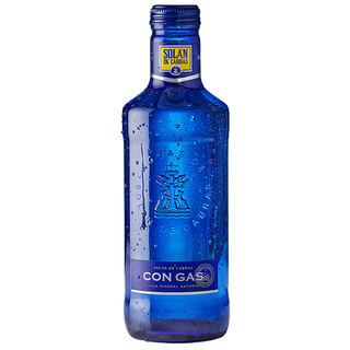 Agua CON GAS Solán de Cabras Botella 0,33L
