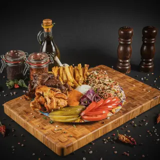 Shaorma la farfurie Mix pui și vită