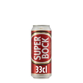 Cerveja Com Álcool Super Bock Lata 33 cl
