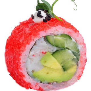 Каліфорнія в червоній ікрі Тобіко (250г/8шт)