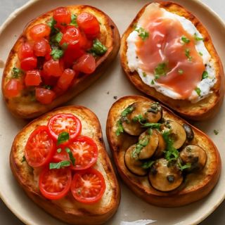 Bruschette 4 pezzi misti