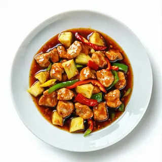 81 Pollo in agrodolce (fritto o non fritto)