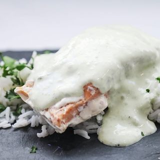 Salmón En Salsa De Yogur