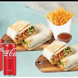 2  Durum + 1 Patata + 2 Refresco (33 Cl.)