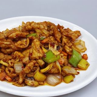 89. Cerdo con salsa picante