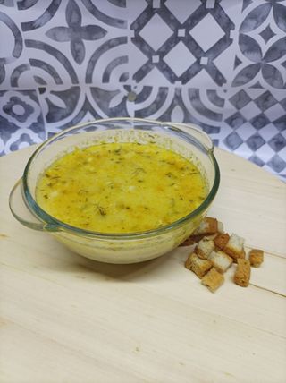 Zupa serowa francuska