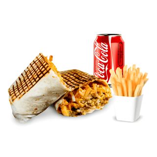 Tacos Poulet+ Frites + Coca Cola 33cl