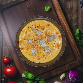 Supă cremă de Cartof Dulce & Gorgonzola