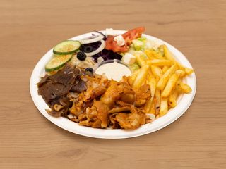 Kebab na talerzu klasyczny