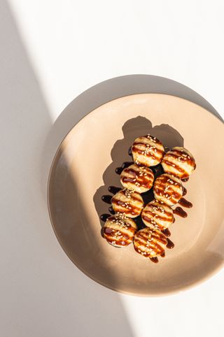 Запечені сирні макі з креветкою