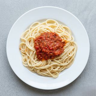 White Spaghetti & Stew