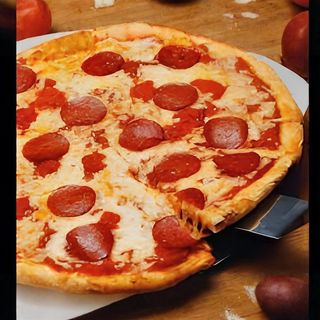 პიცა პეპერონი, მეტი ყველით