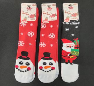 Calcetín Navidad Adulto Surtido (Z12)