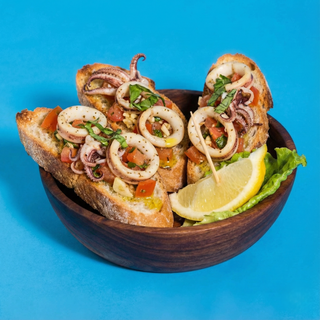 Calamari Bruschetta
