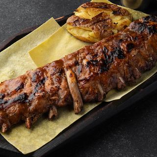 Реберця на грилі з глазур'ю