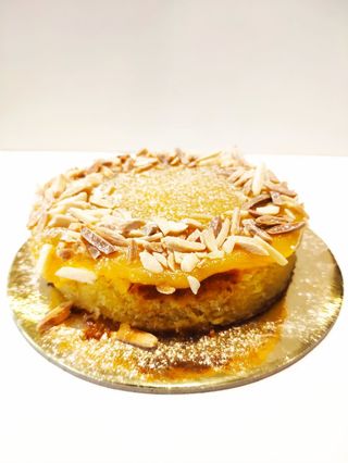 Bolo Laranja com Creme de Ovo Individual