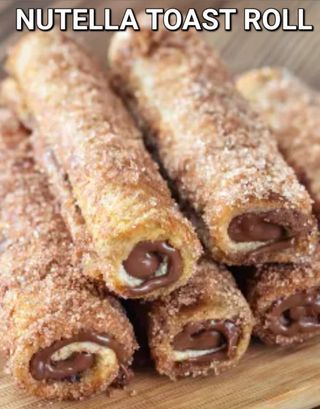 Nutella Toast Rolls 