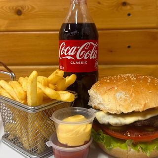 Комбо бургер куриный