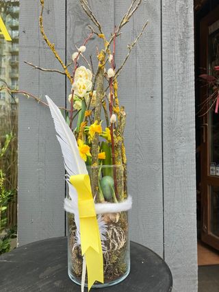 Wiosenny ogrodek w szkle 