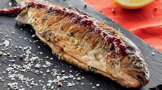 Форель на углях