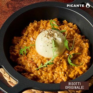 Risotto De Nduja Y Burrata Italiana