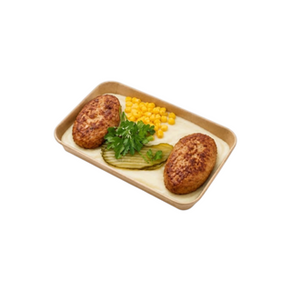 Filete Ruso Casero Con Pure De Patataы