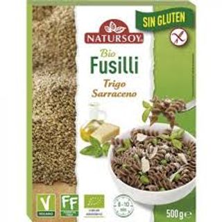 Fusilli Trigo Sarraceno Natursoy 500Gr