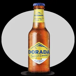 Cerveza Dorada Sin con Limon 25 cl