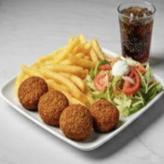 Plato de falafel