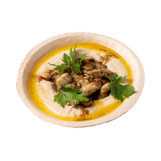 Hummus z kurczakiem za'atar