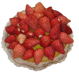 Monoporzione di Crostata con Fragoline di Bosco 