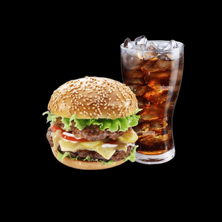Menù 240 g onion burger con bevanda